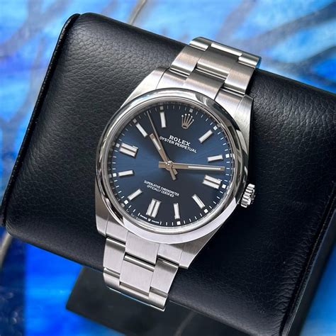 rolex op41 blue|2020 Rolex oyster perpetual 41.